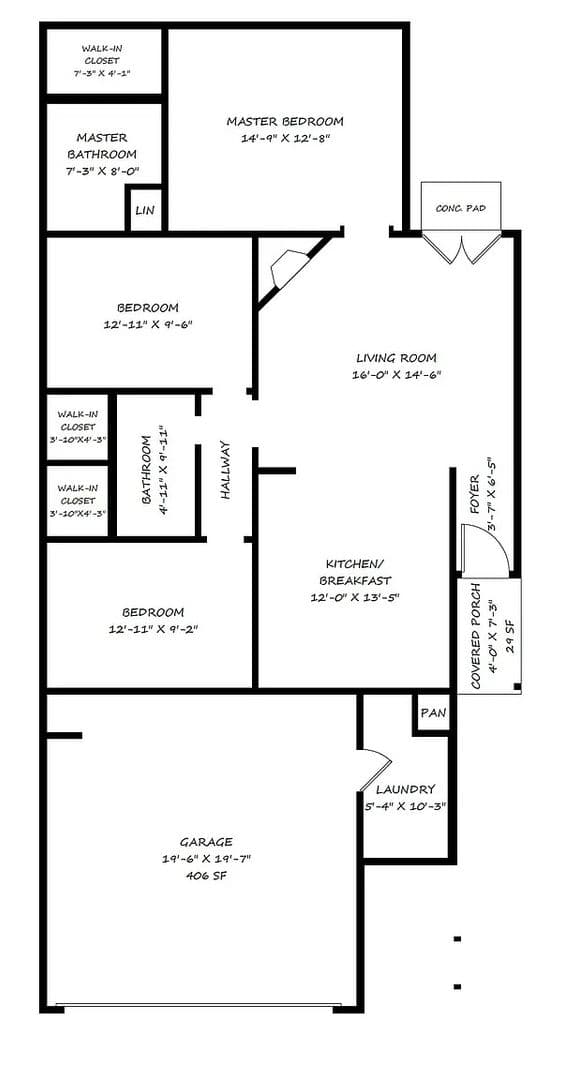 Charlotte House: 204 Tom Hunter Rd