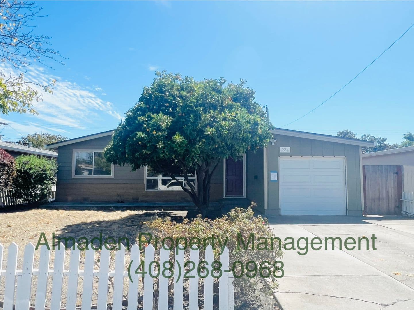 Sunnyvale House: 924 Almaden Ave.