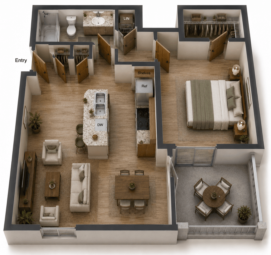 Odessa Apartment: 3843 Penbrook Street