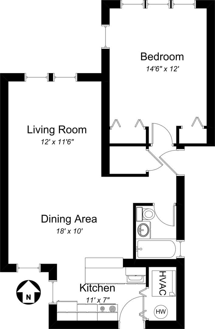 Chicago Apartment: 1307-17 W. Addison St.