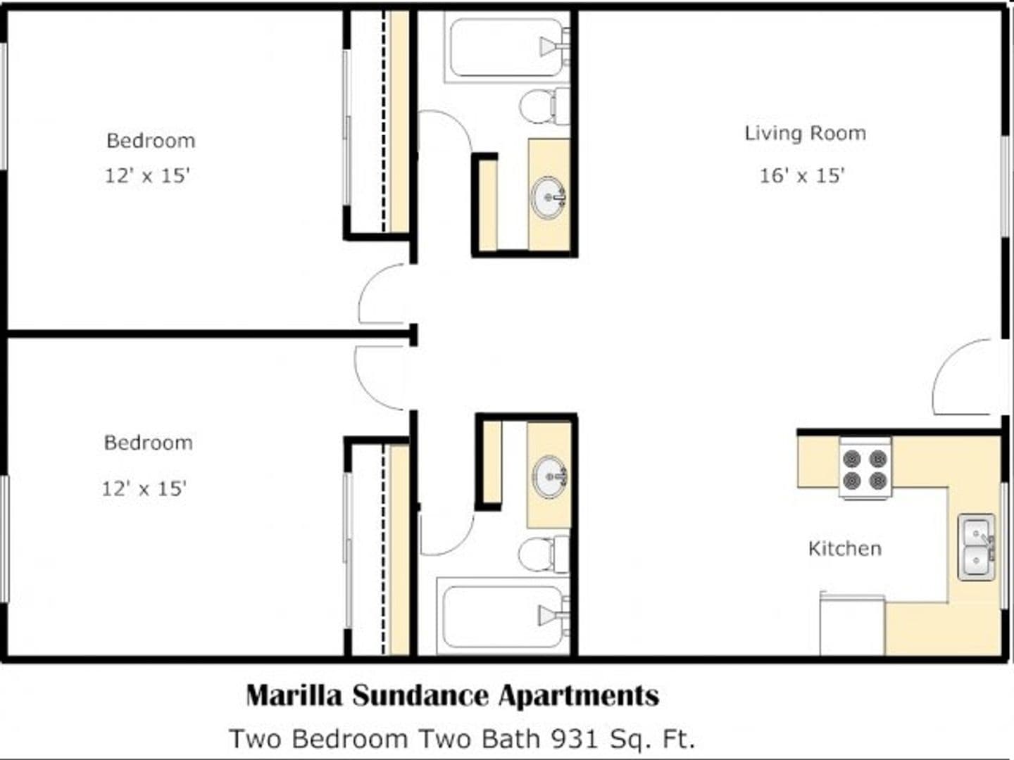 Lakeside Apartment: 9662 Marilla Drive