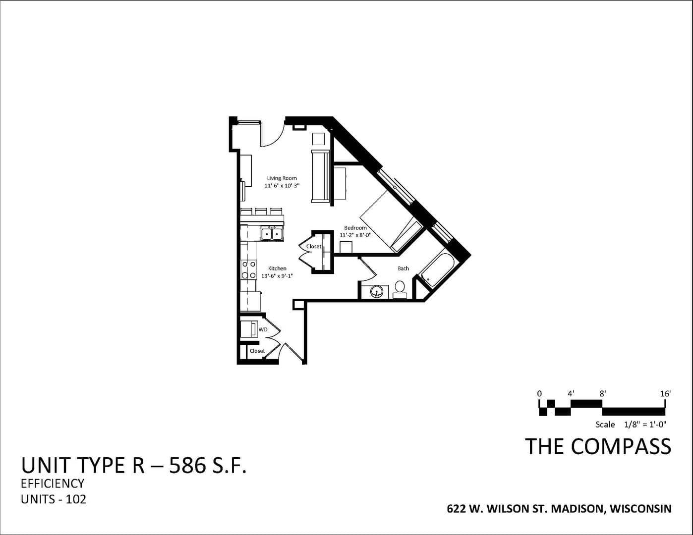 Madison Apartment: 622 W. Wilson Street