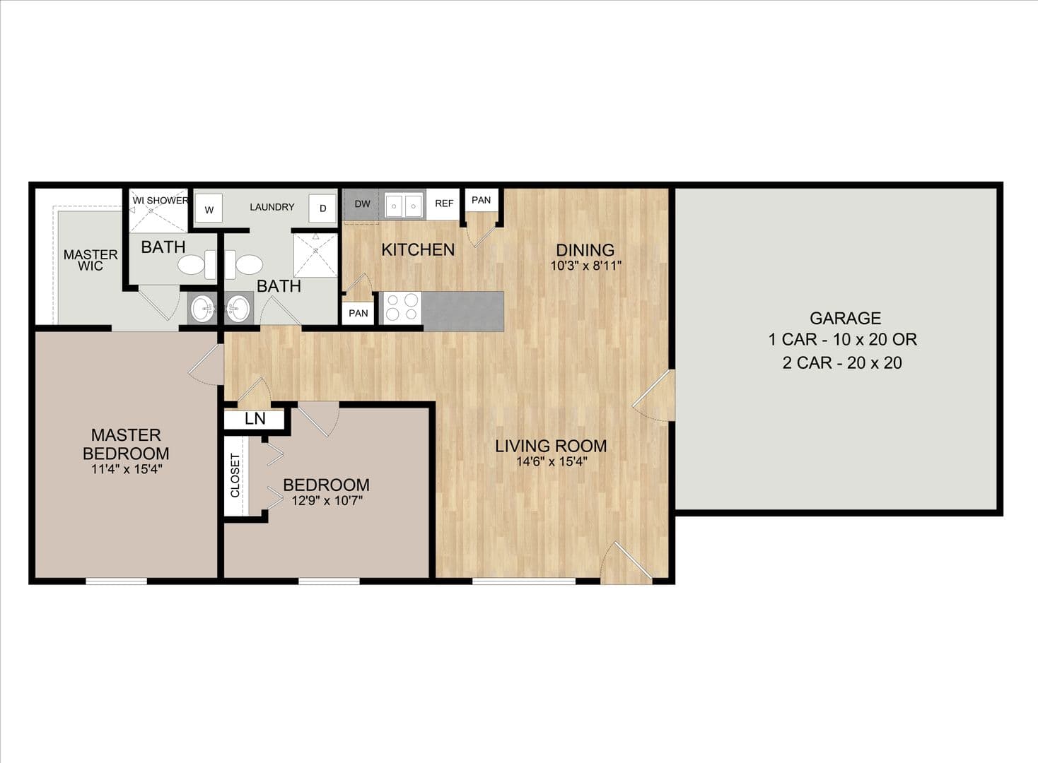 New Braunfels Apartment: 2293 East Common Street