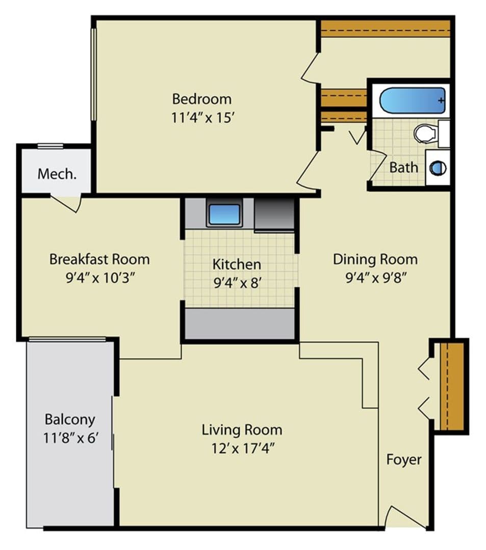 Silver Spring Apartment: 3004 Bel Pre Road #204