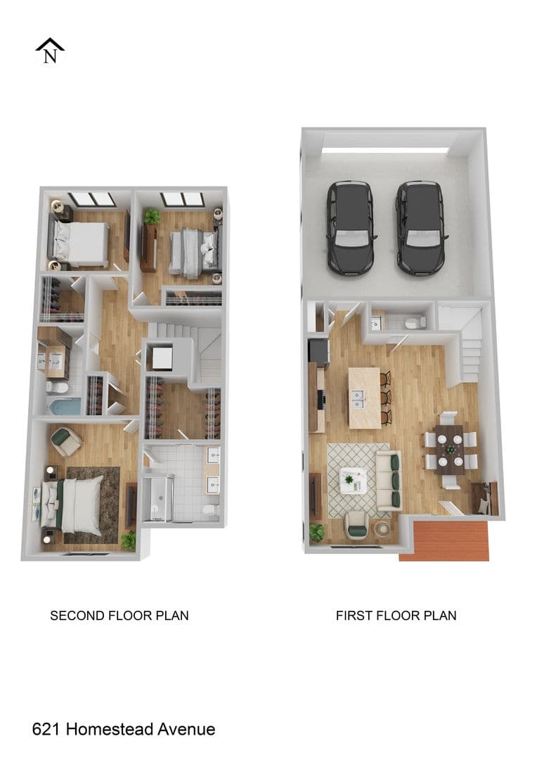 Brighton Townhome: 621 Homestead Avenue