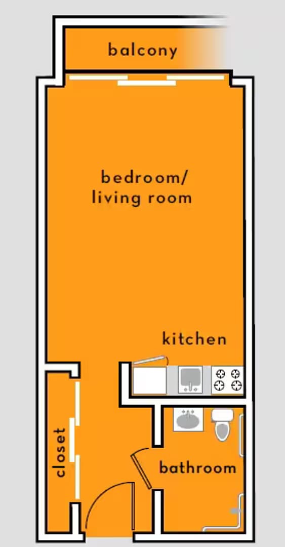 Bellflower Apartment: 9550 Oak Street