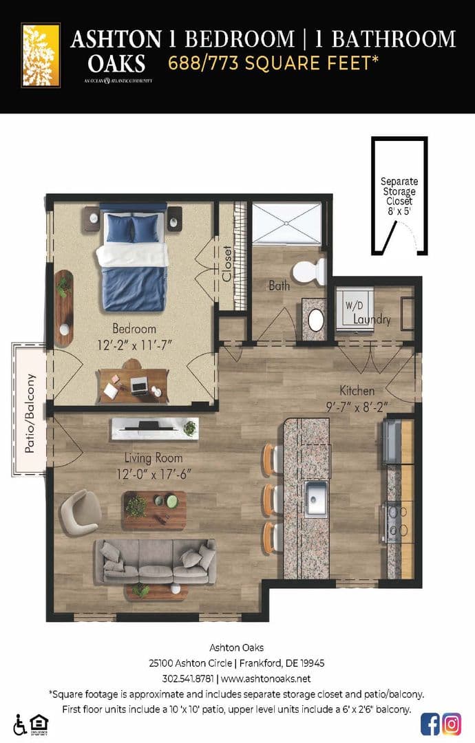 Frankford Apartment: 25100 Ashton Circle
