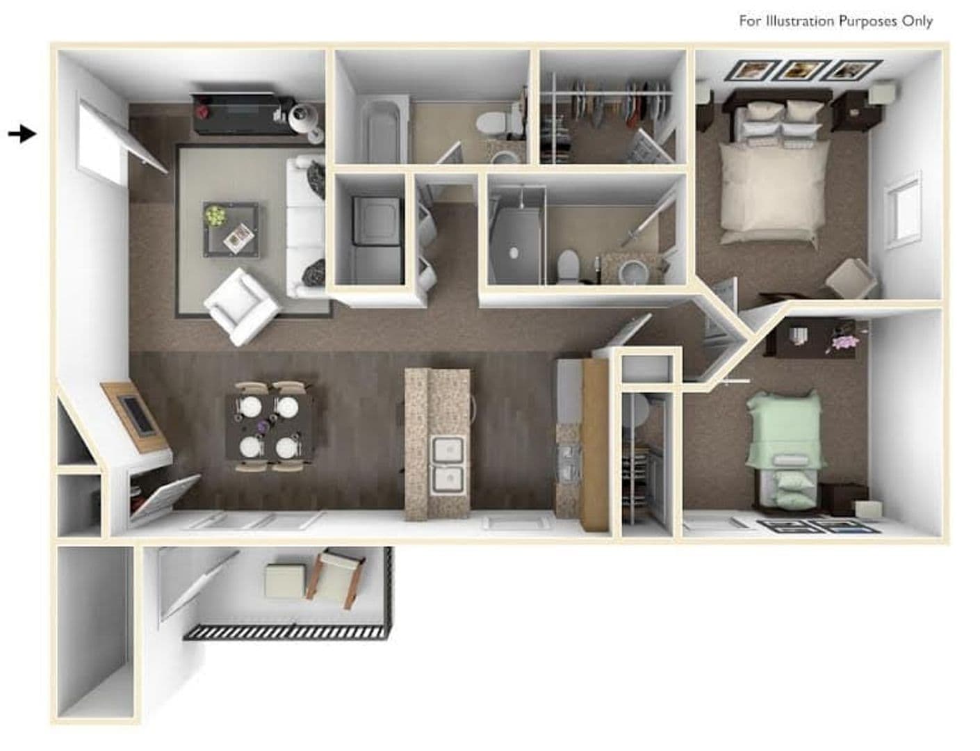 Madras Apartment: 1392 SE Yarrow Ave