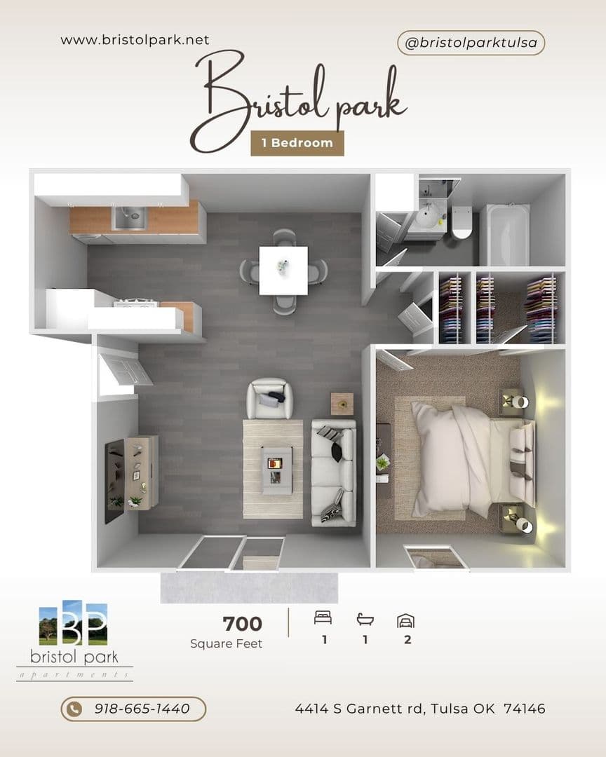 Tulsa Apartment: 4414 South Garnett Road