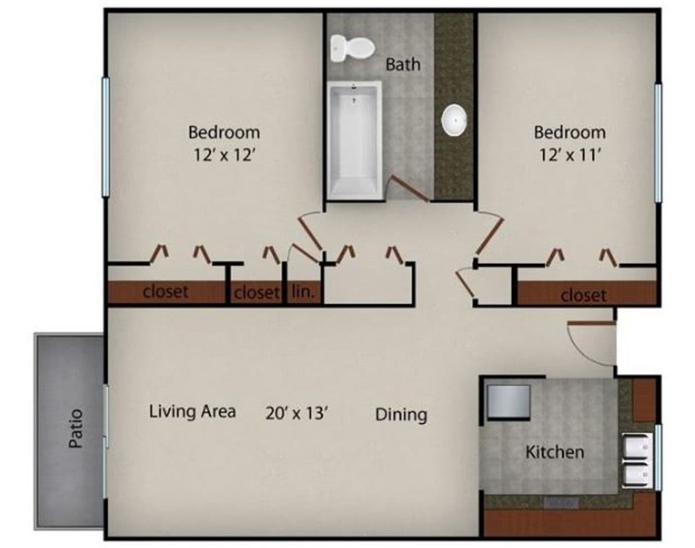 Memphis Apartment: 6371 Winchester Rd,