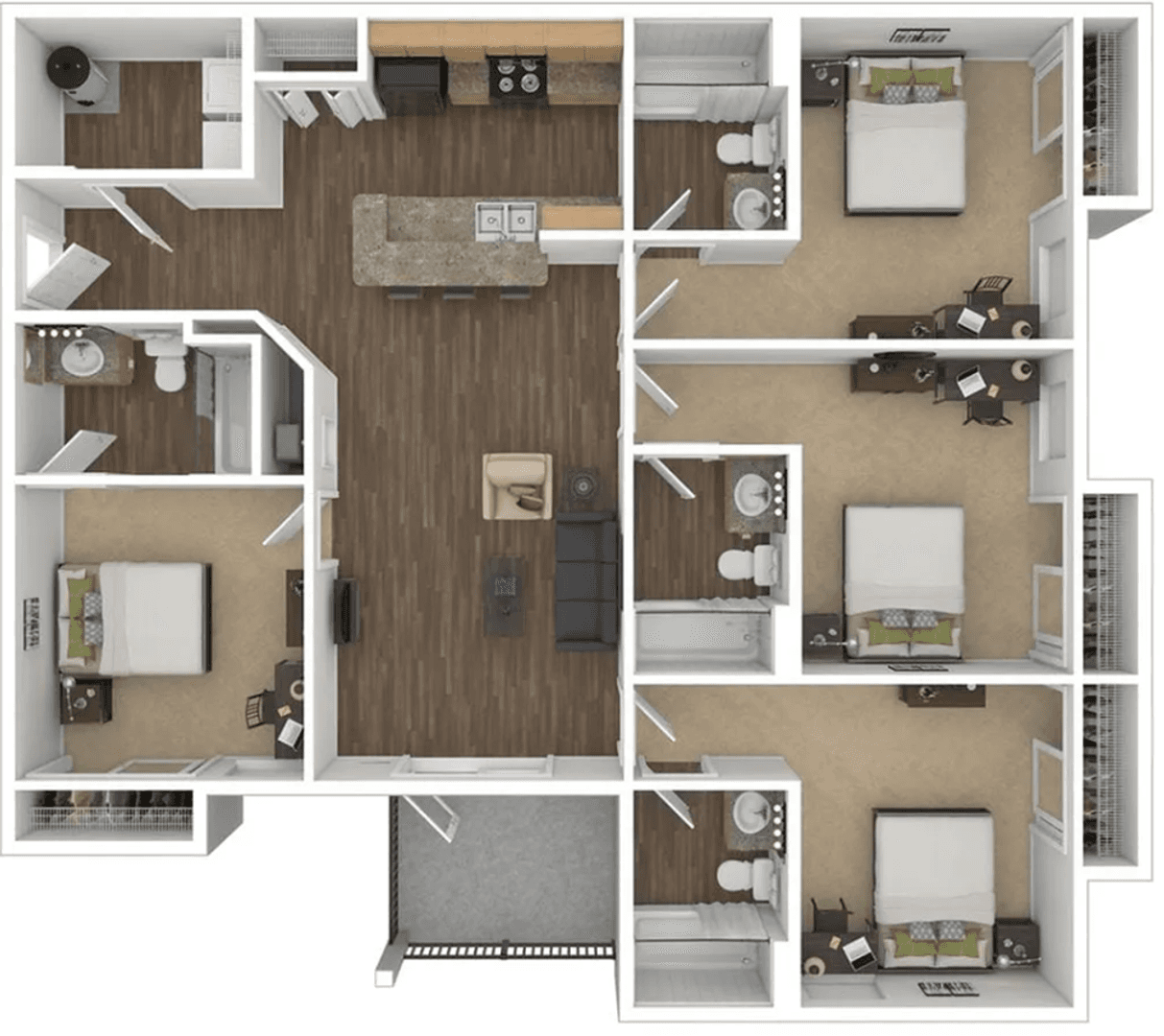 Hammond Apartment: 2400 N Morrison Blvd