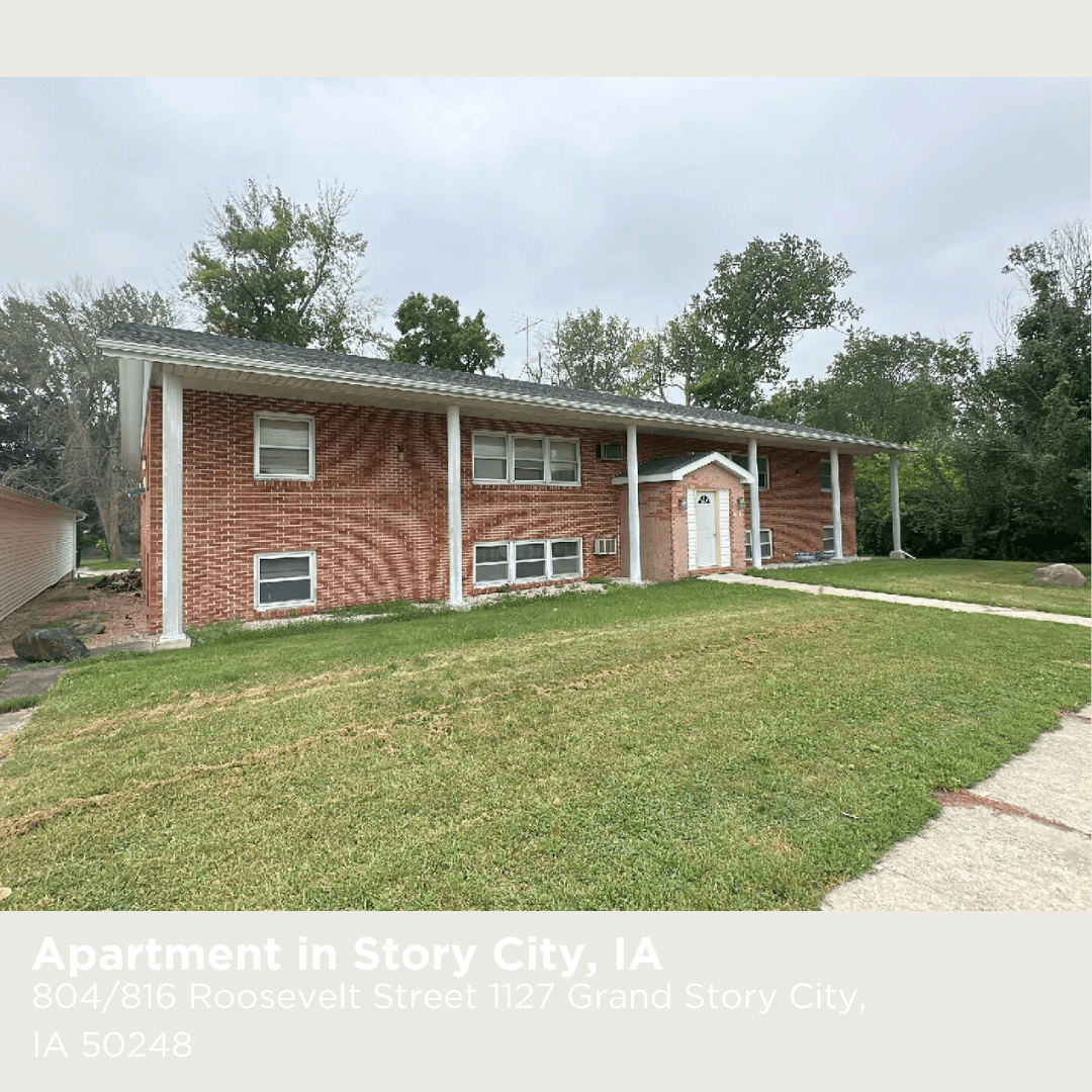 Story City Apartment: 804 /816 Roosevelt Street
