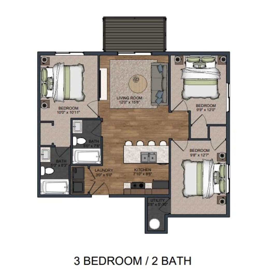 Sioux Center Apartment: 1811 11th Ave NE