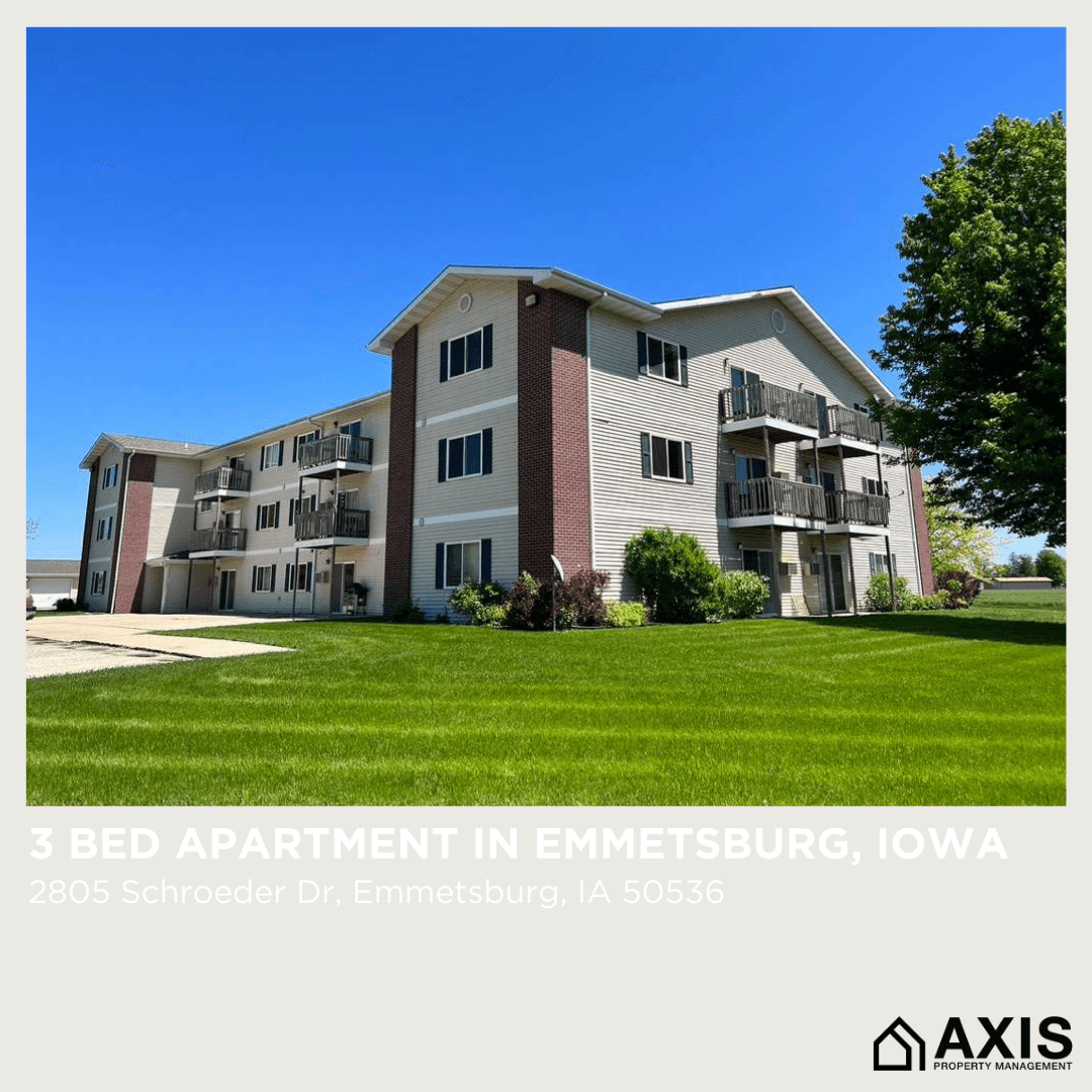Emmetsburg Apartment: 2805 Schroeder Dr