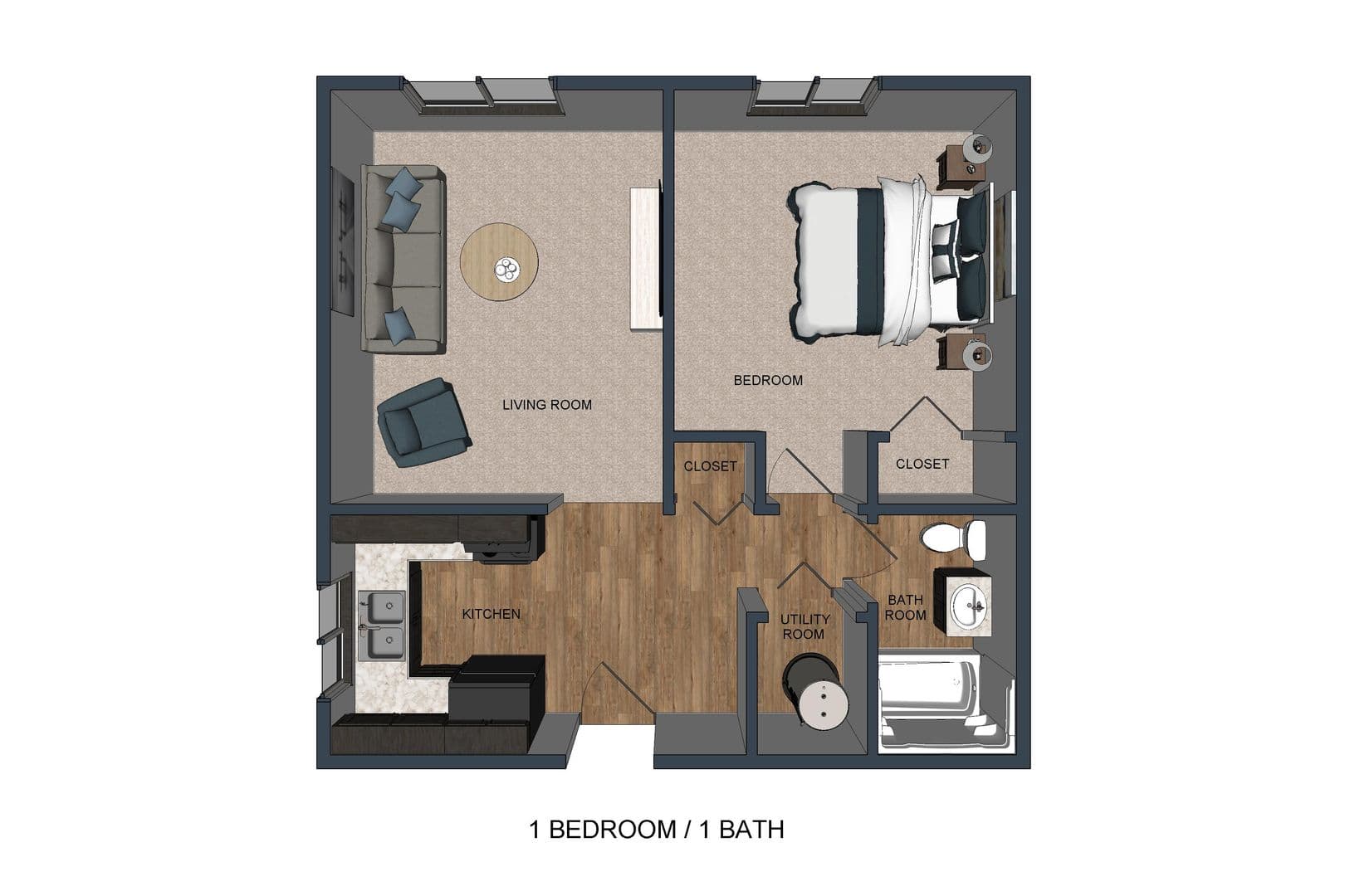 Hampton Apartment: 200 12th Ave NE
