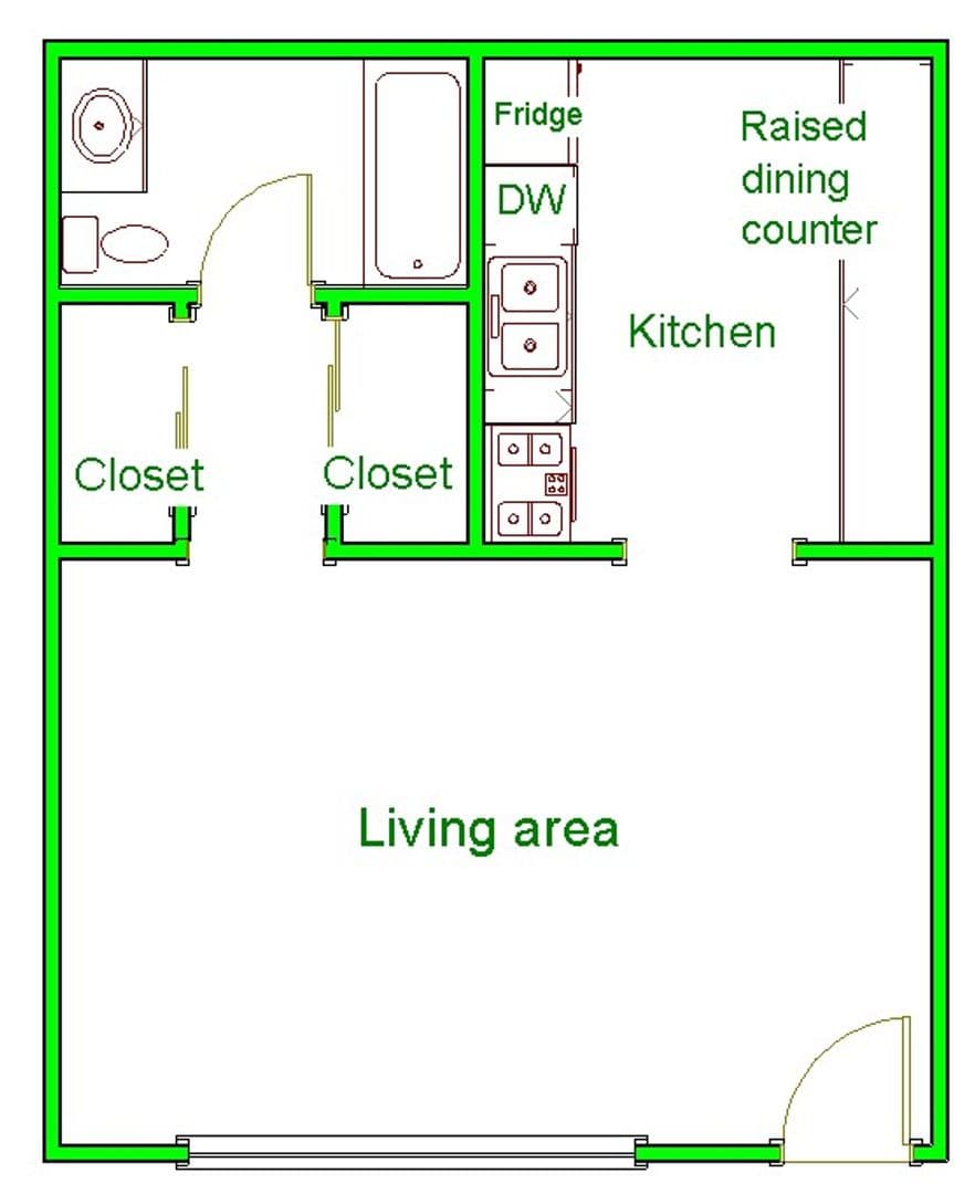 Los Angeles Apartment: 1225 N. Edgemont St.