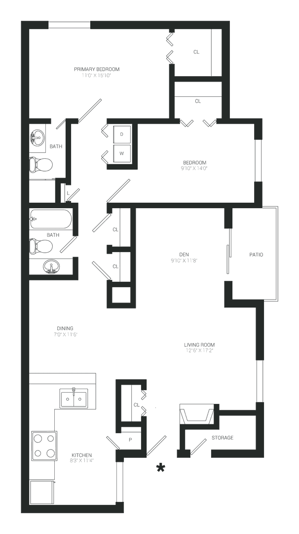 Tyler Apartment: 5105 Old Bullard Road