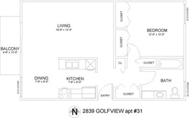 Ypsilanti Apartment: 2811 Golfside Dr