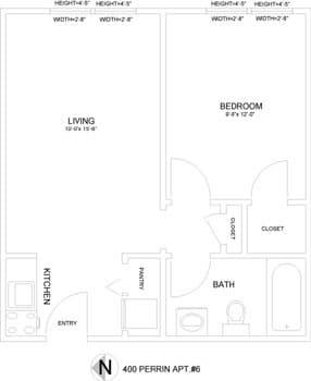 Ypsilanti Apartment: 400 Perrin St.