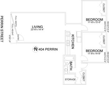Ypsilanti Apartment: 400 Perrin St.