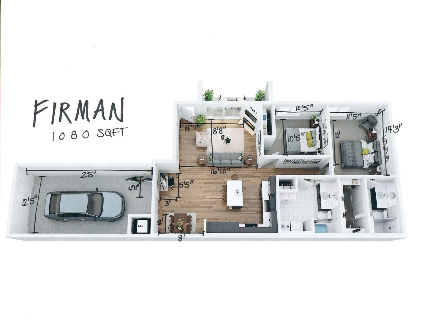 Oshkosh Apartment: 2609 Witzel Ave