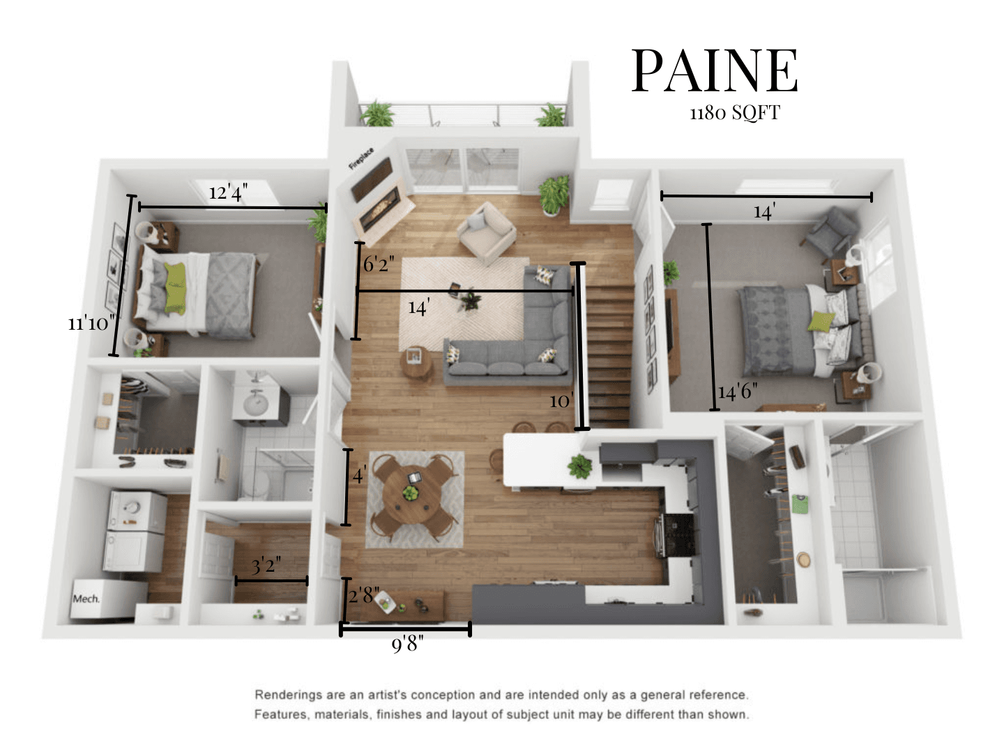 Oshkosh Apartment: 2609 Witzel Ave