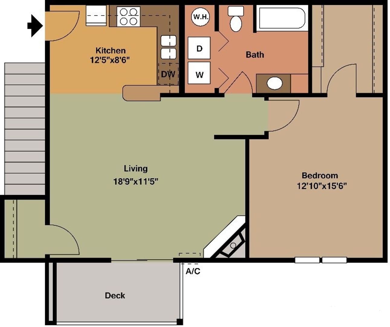 Baraboo Apartment: 1300 Walnut Street