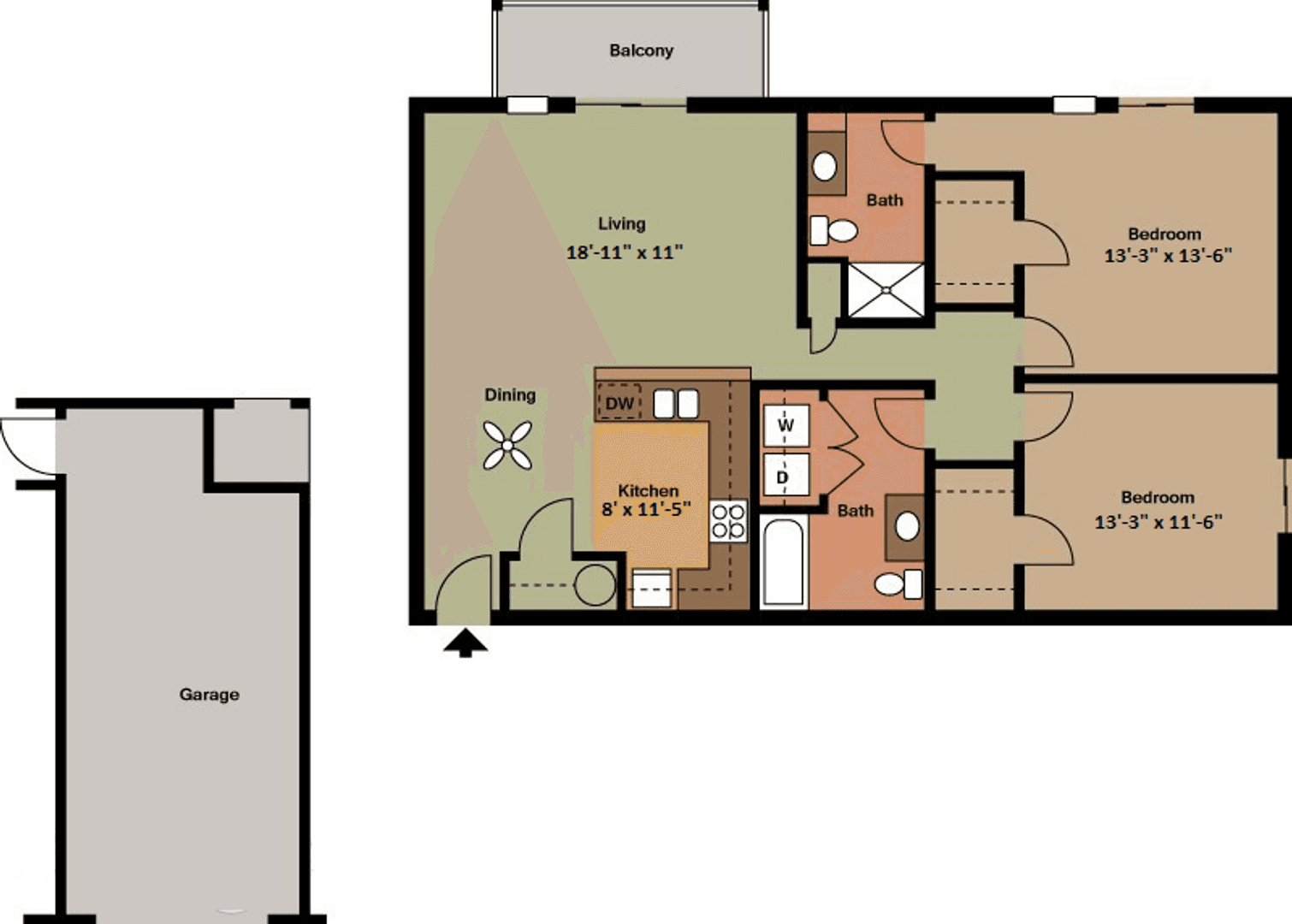 Watertown Apartment: 1301 Juneau Street, 1340, 1342, 1344, 1346, 1348 N. 4th Street Watertown WI 53098