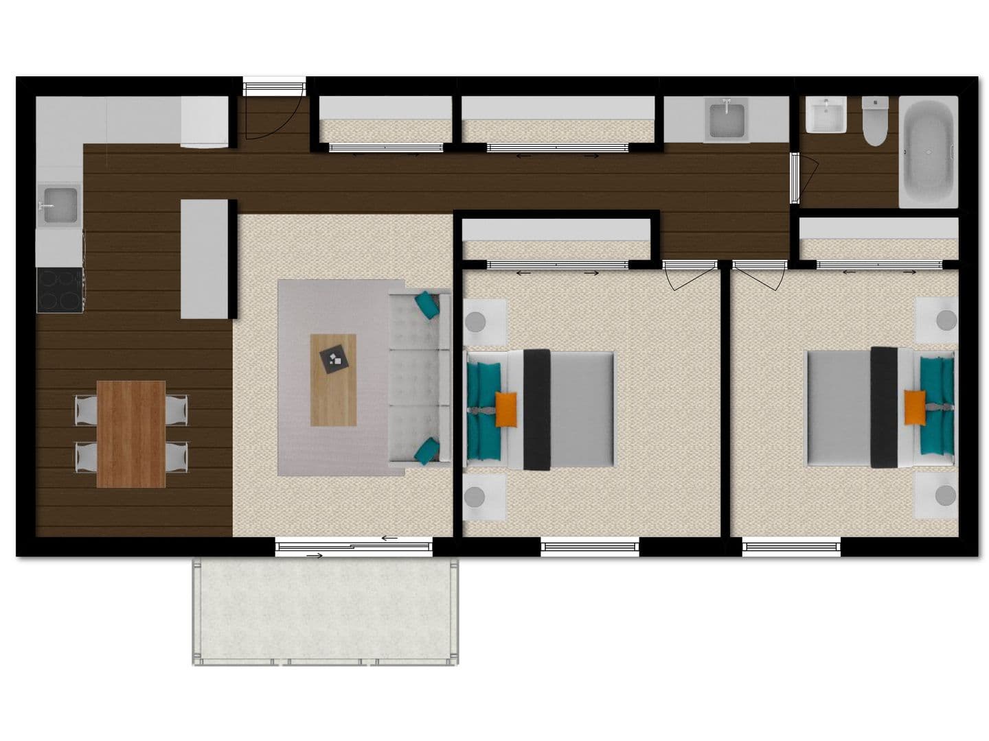 Concord Apartment: 1841 Laguna Street