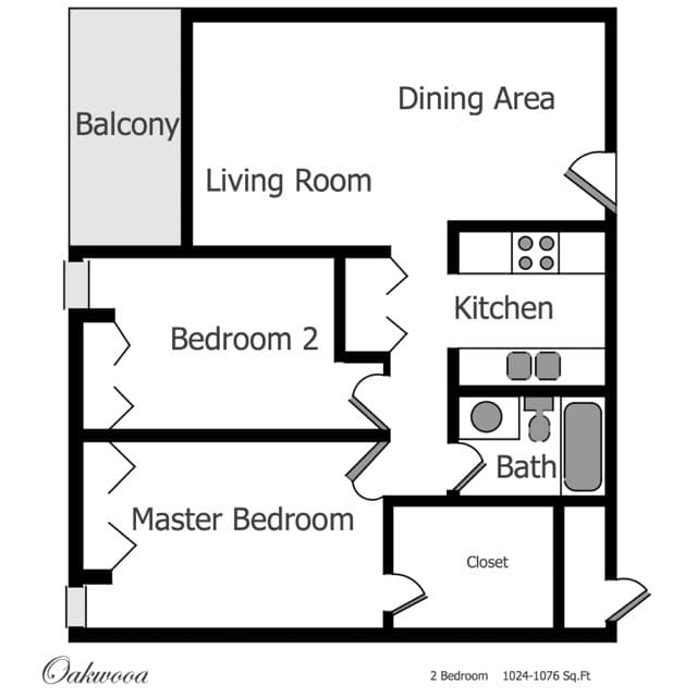 Ames Apartment: 2101 Oakwood Road