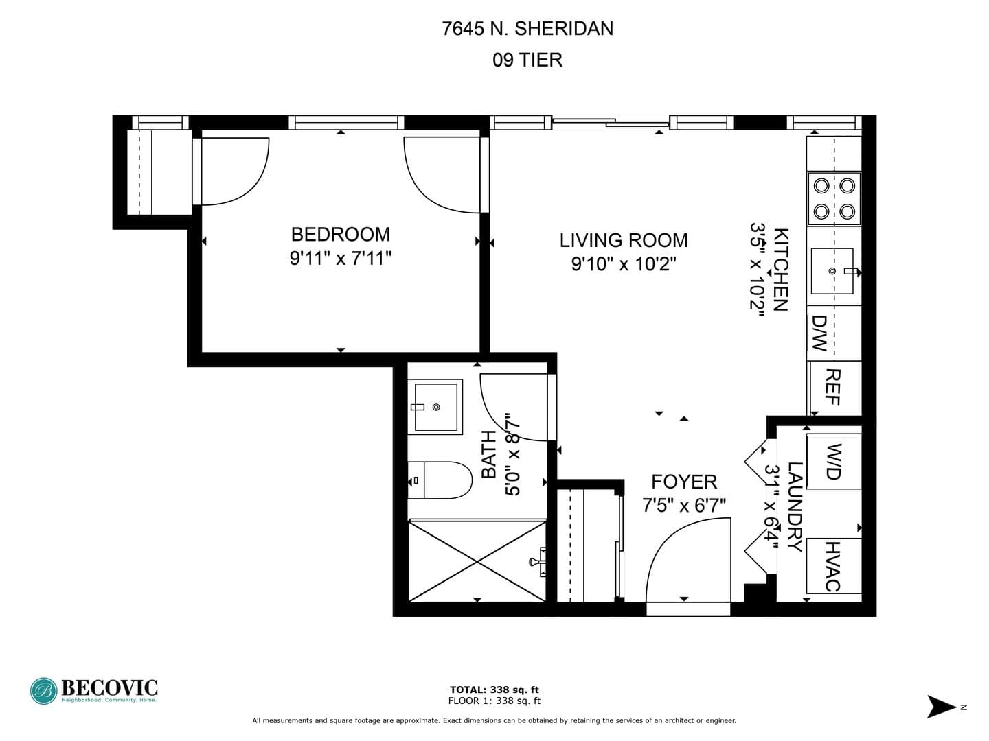 Chicago Apartment: 7645 N Sheridan Rd