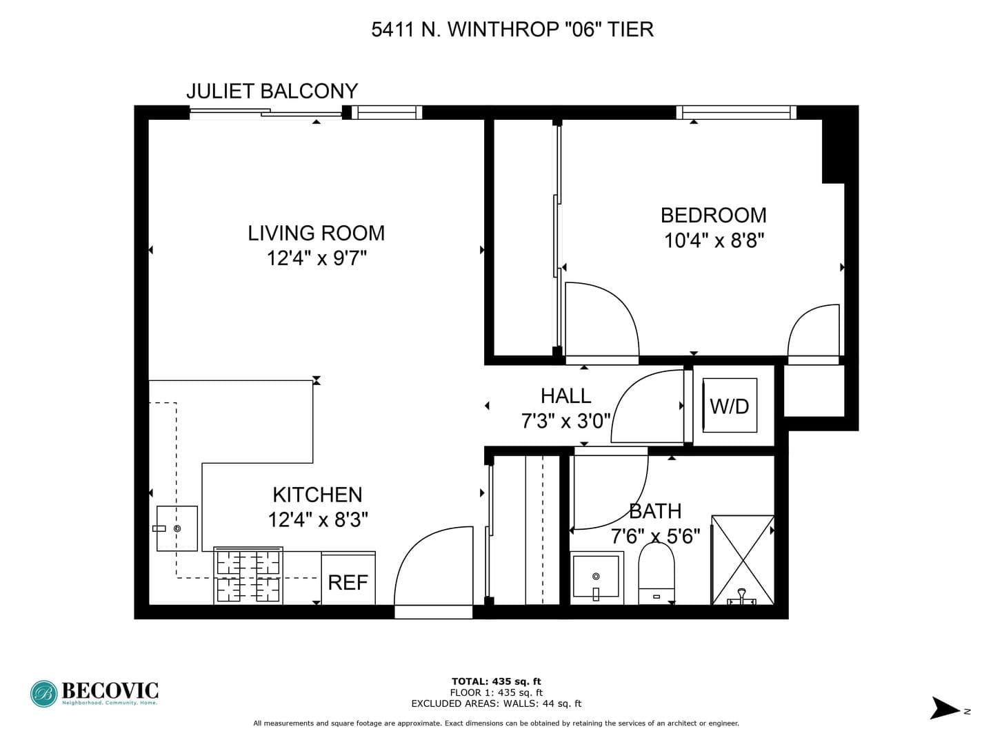 Chicago Apartment: 5411 N Winthrop Avenue