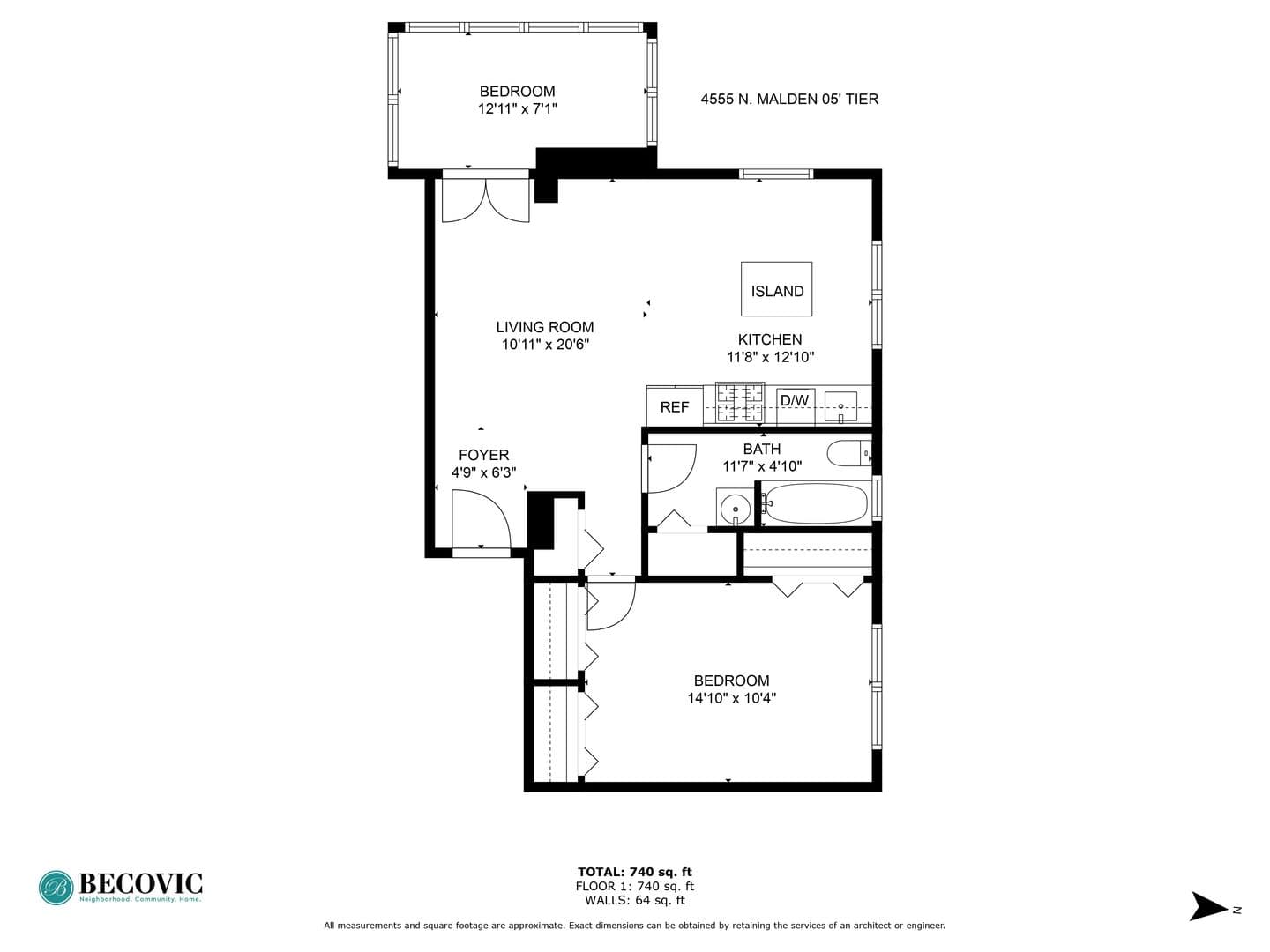 Chicago Apartment: 4555 N Malden St