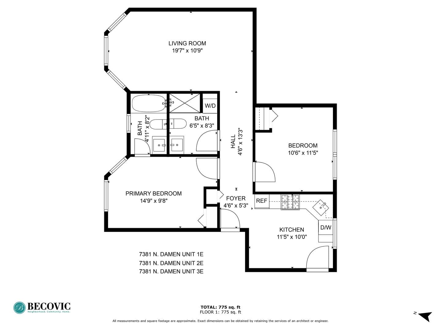 Chicago Apartment: 7381-89 N. Damen Ave