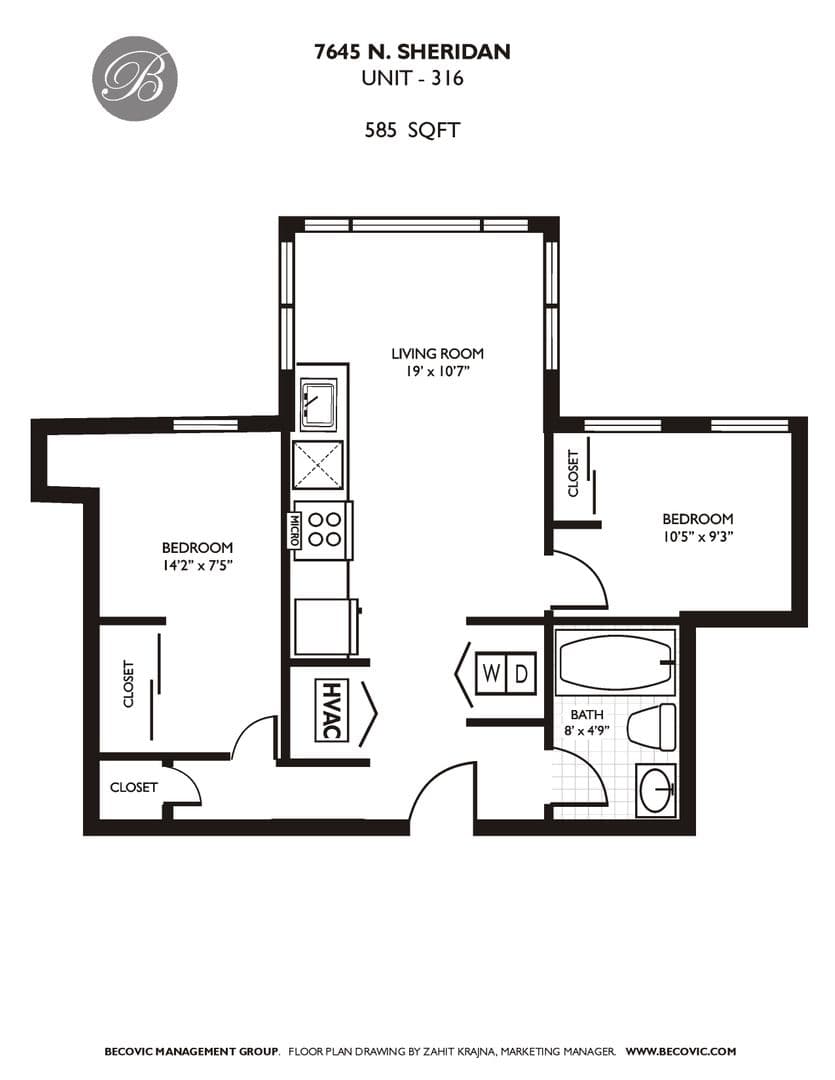 Chicago Apartment: 7645 N Sheridan Rd