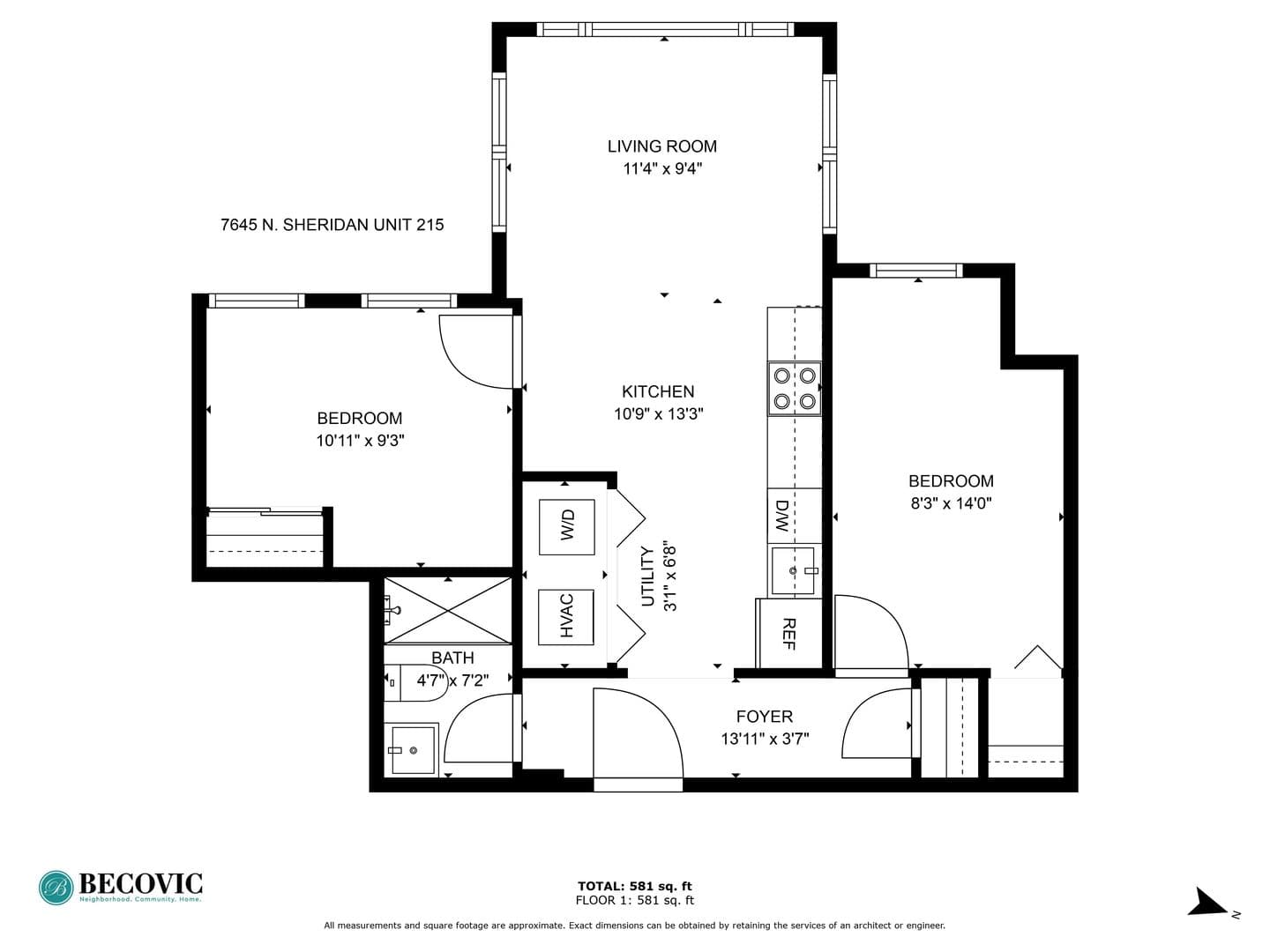 Chicago Apartment: 7645 N Sheridan Rd