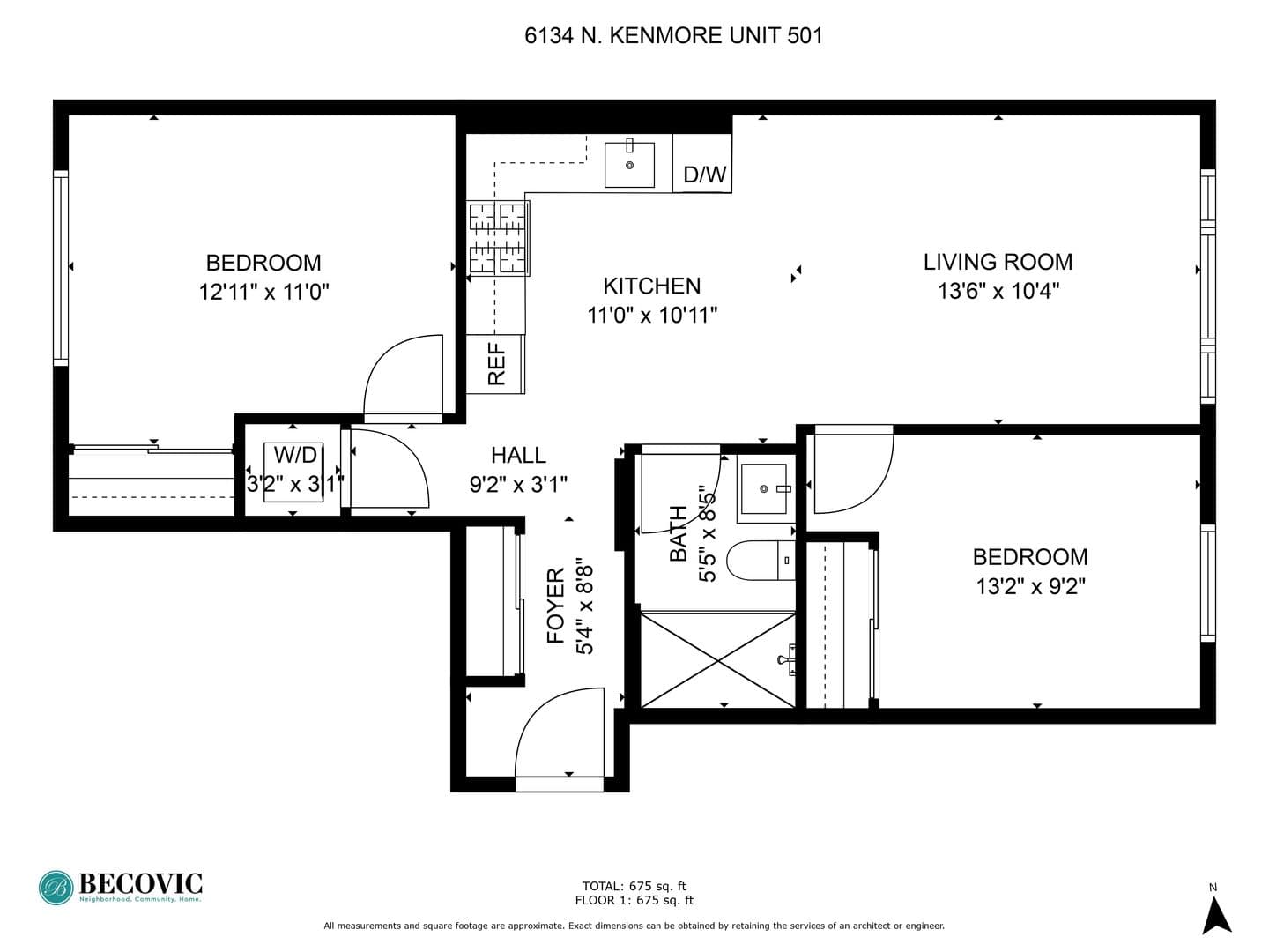 Chicago Apartment: 6134 N Kenmore