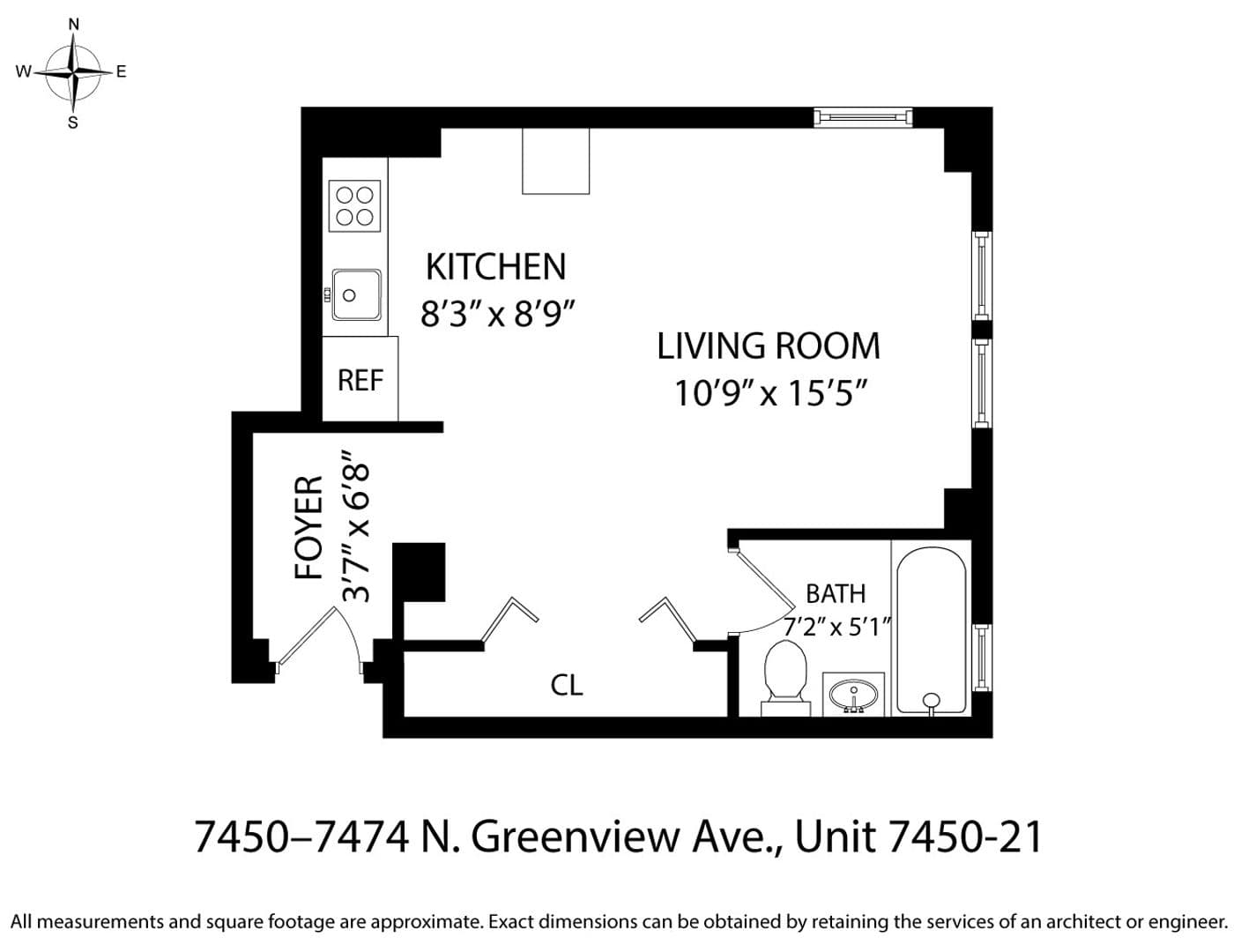 Chicago Apartment: 7450-7456 N Greenview Ave