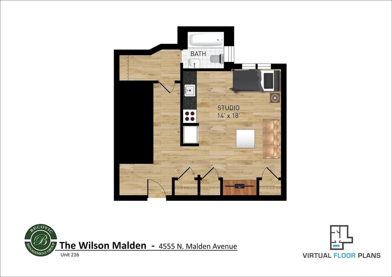 Chicago Apartment: 4555 N Malden St