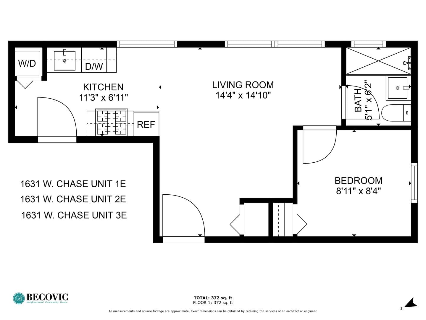 Chicago Apartment: 1627-35 W Chase Ave.