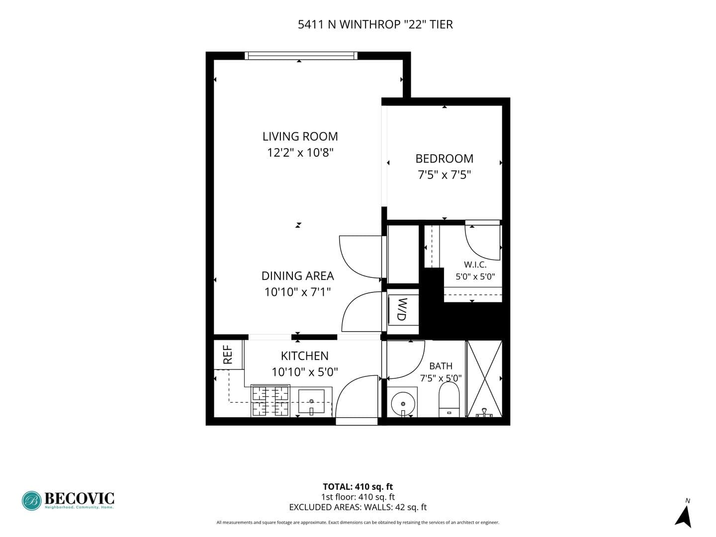 Chicago Apartment: 5411 N Winthrop Avenue