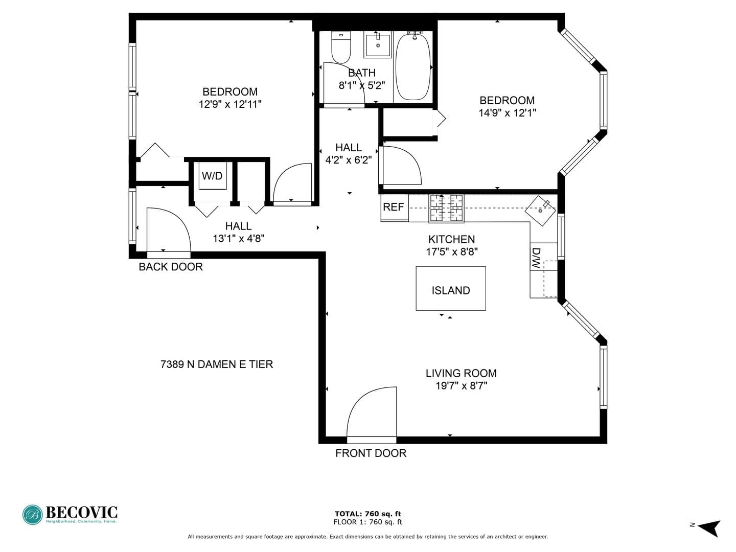 Chicago Apartment: 7381-89 N. Damen Ave