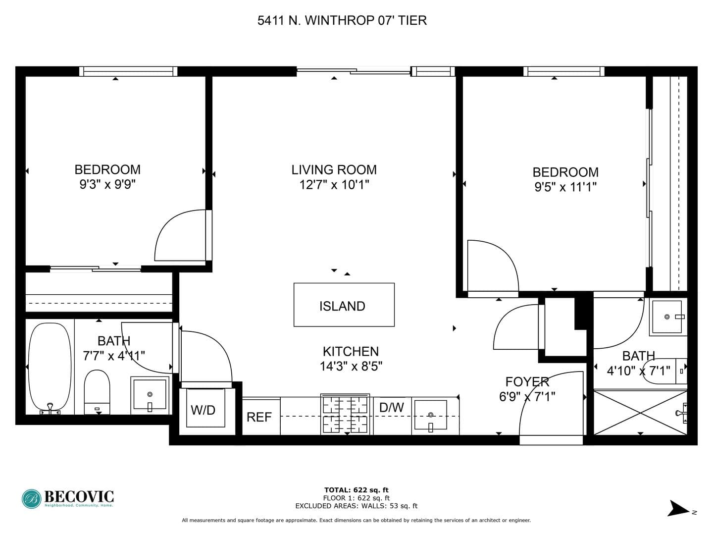 Chicago Apartment: 5411 N Winthrop Avenue