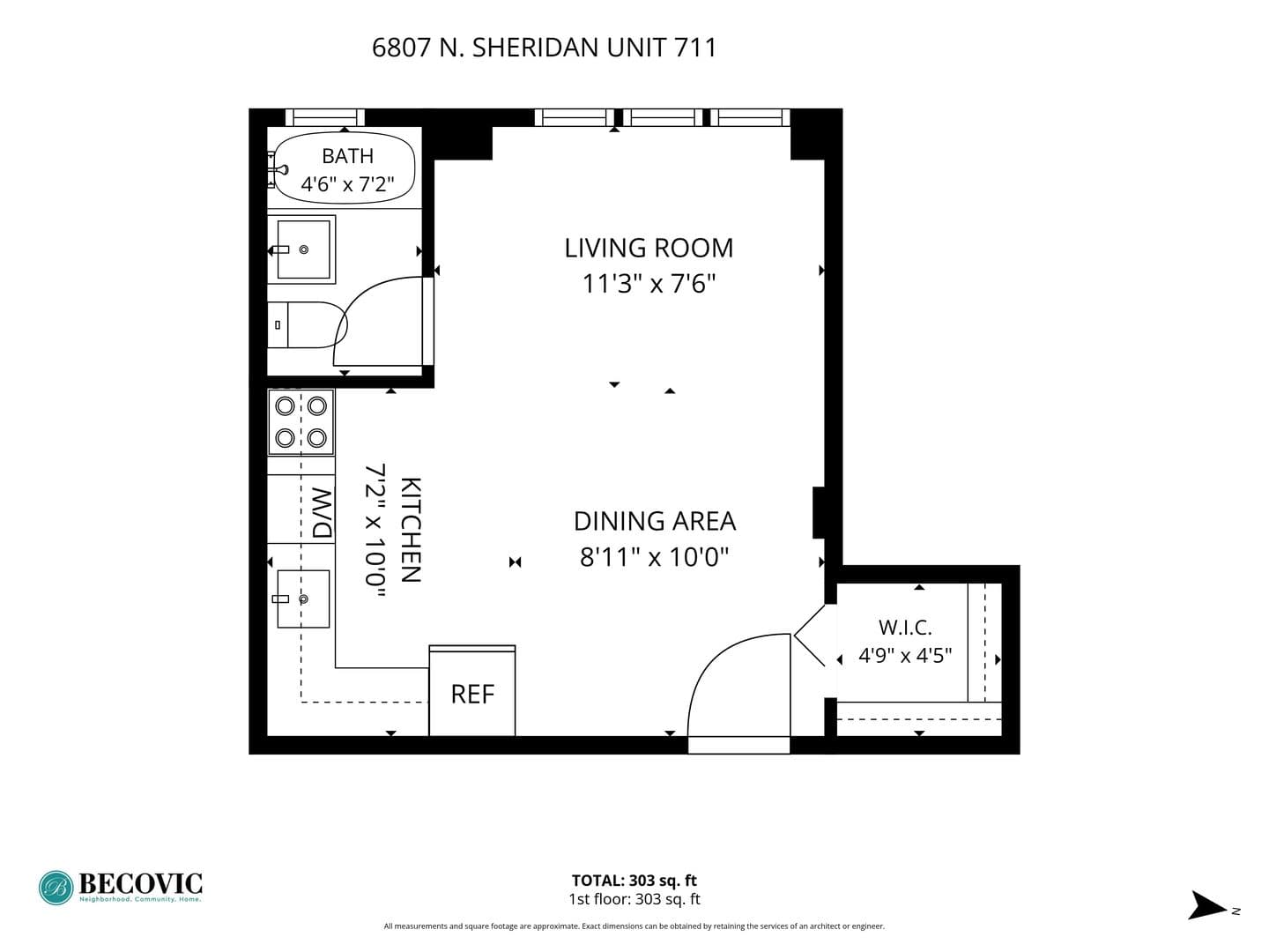 Chicago Apartment: 6807 N Sheridan Road