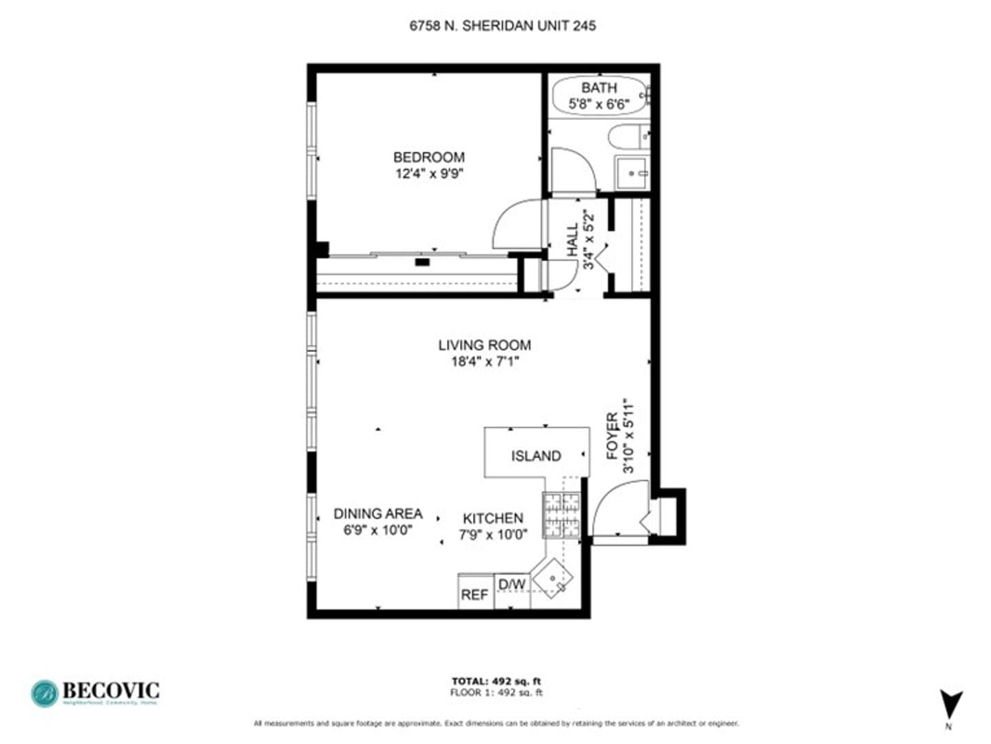 Chicago Apartment: 6758 N. Sheridan Rd.