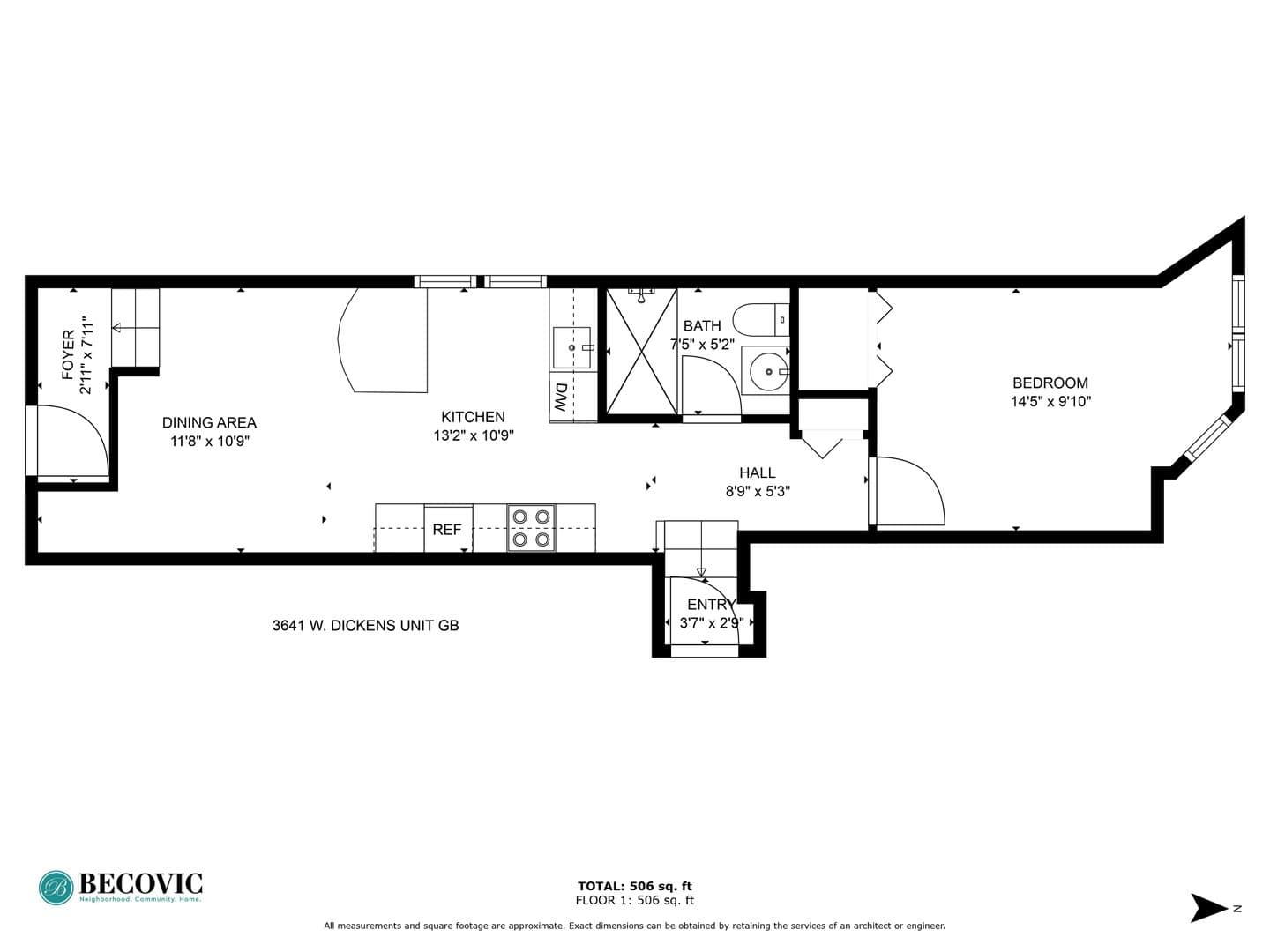 Chicago Apartment: 3631-41 W Dickens Ave