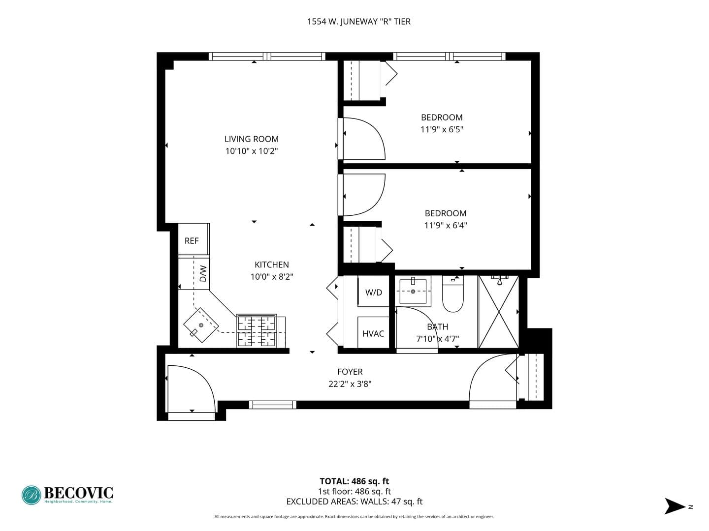 Chicago Apartment: 1548-1558.5 W Juneway