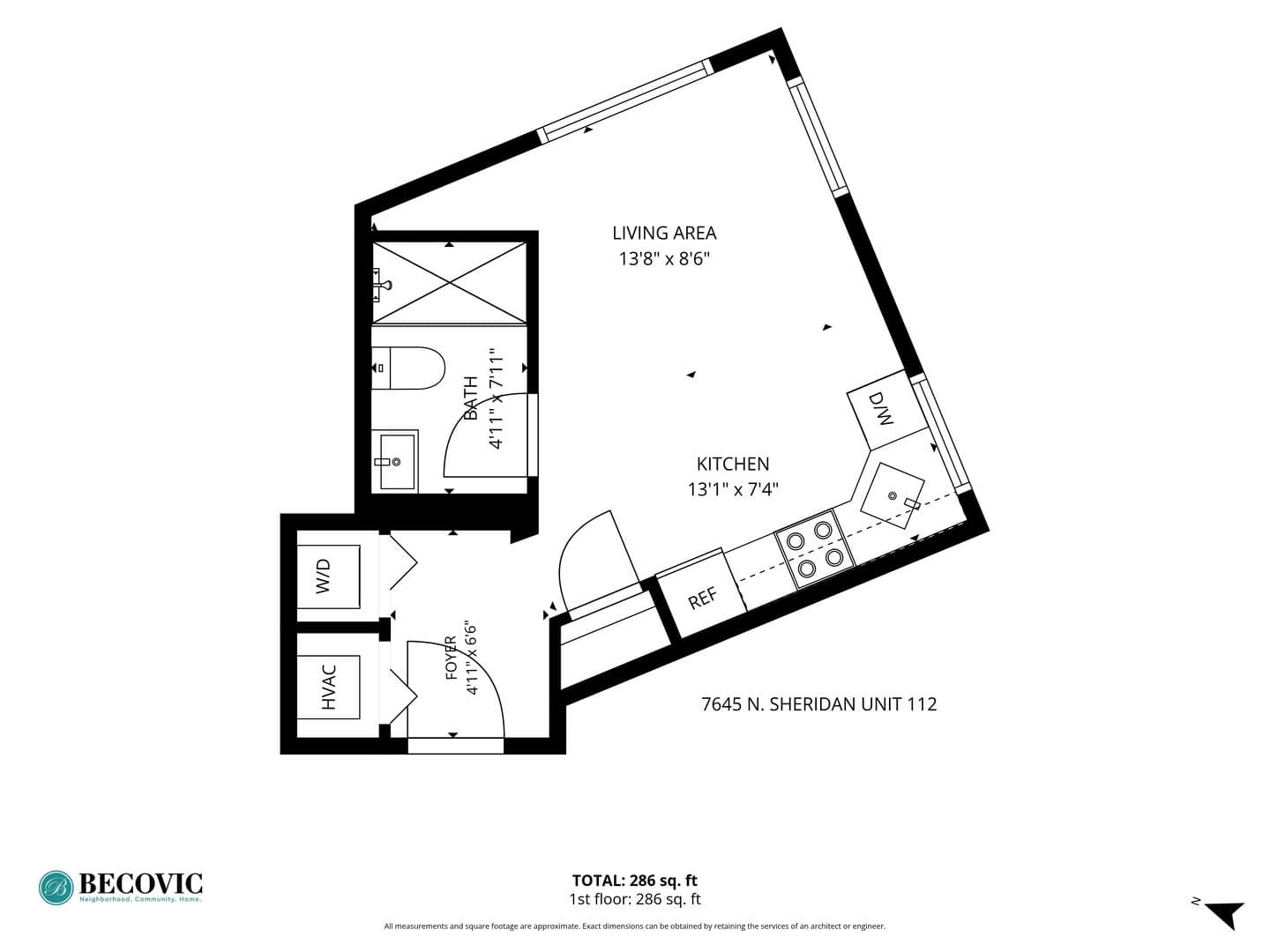 Chicago Apartment: 7645 N Sheridan Rd