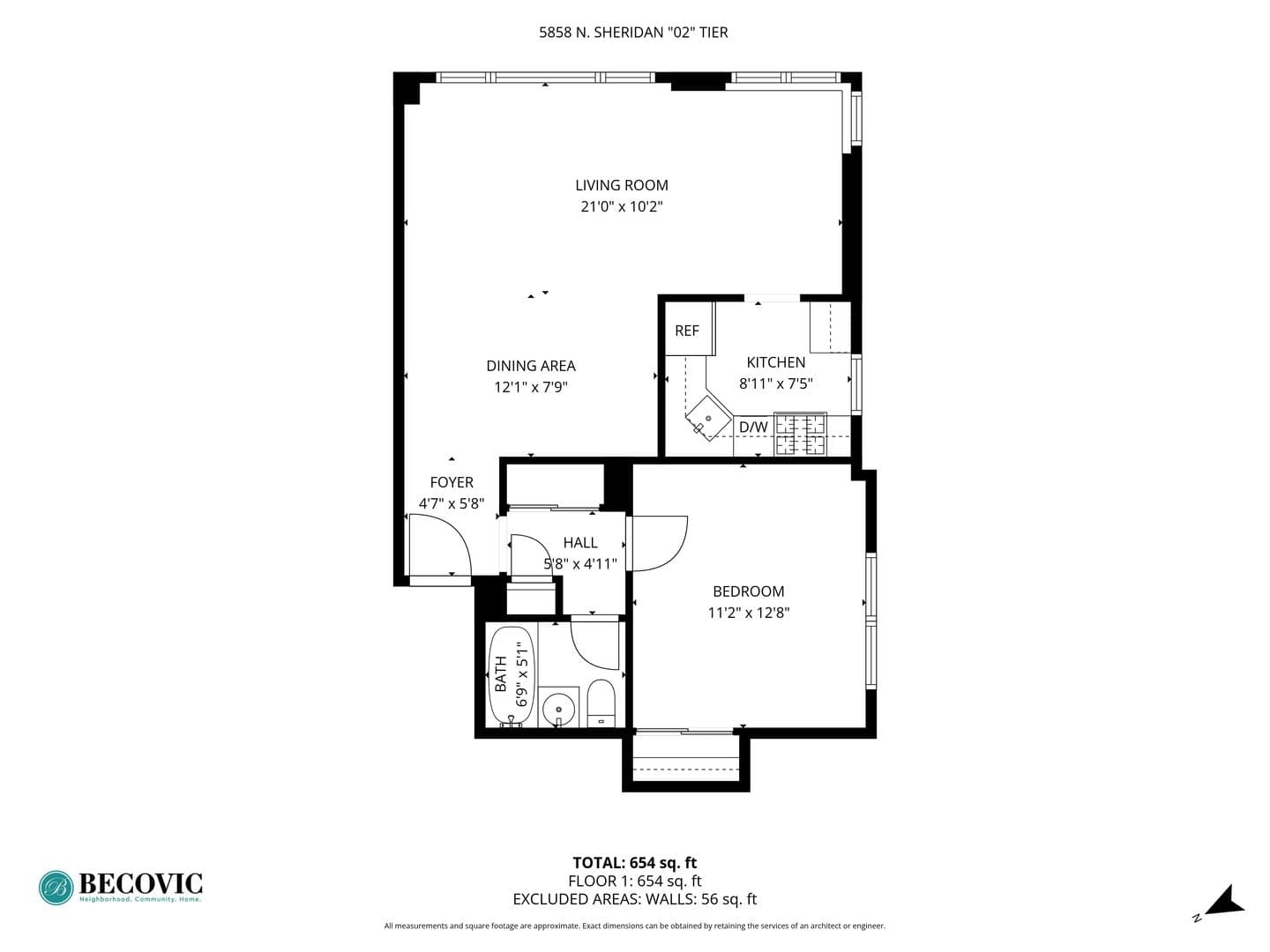 Chicago Apartment: 5858 N Sheridan Rd