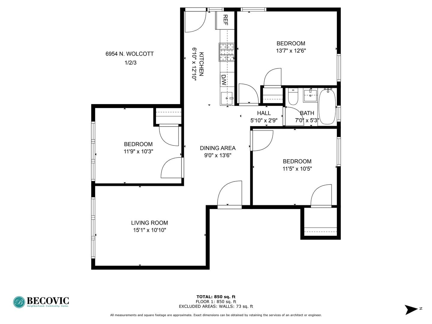 Chicago Apartment: 1902-1908 W Morse Ave